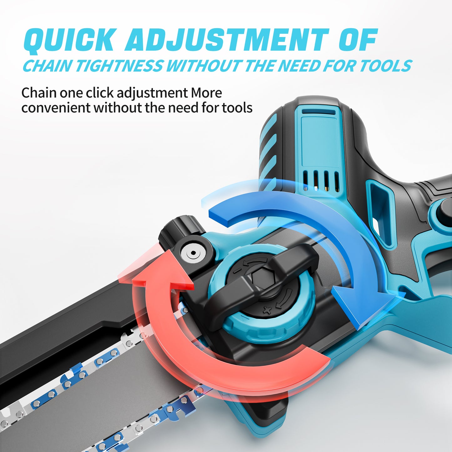 Mini Chainsaw Cordless 8 inch, 2*3000mAh Battery Portable Handheld Electric Chainsaw for Branch Tree Cutting Gardening Pruning, Auto Oiler, Upgraded Brushless Powered Chain Saw