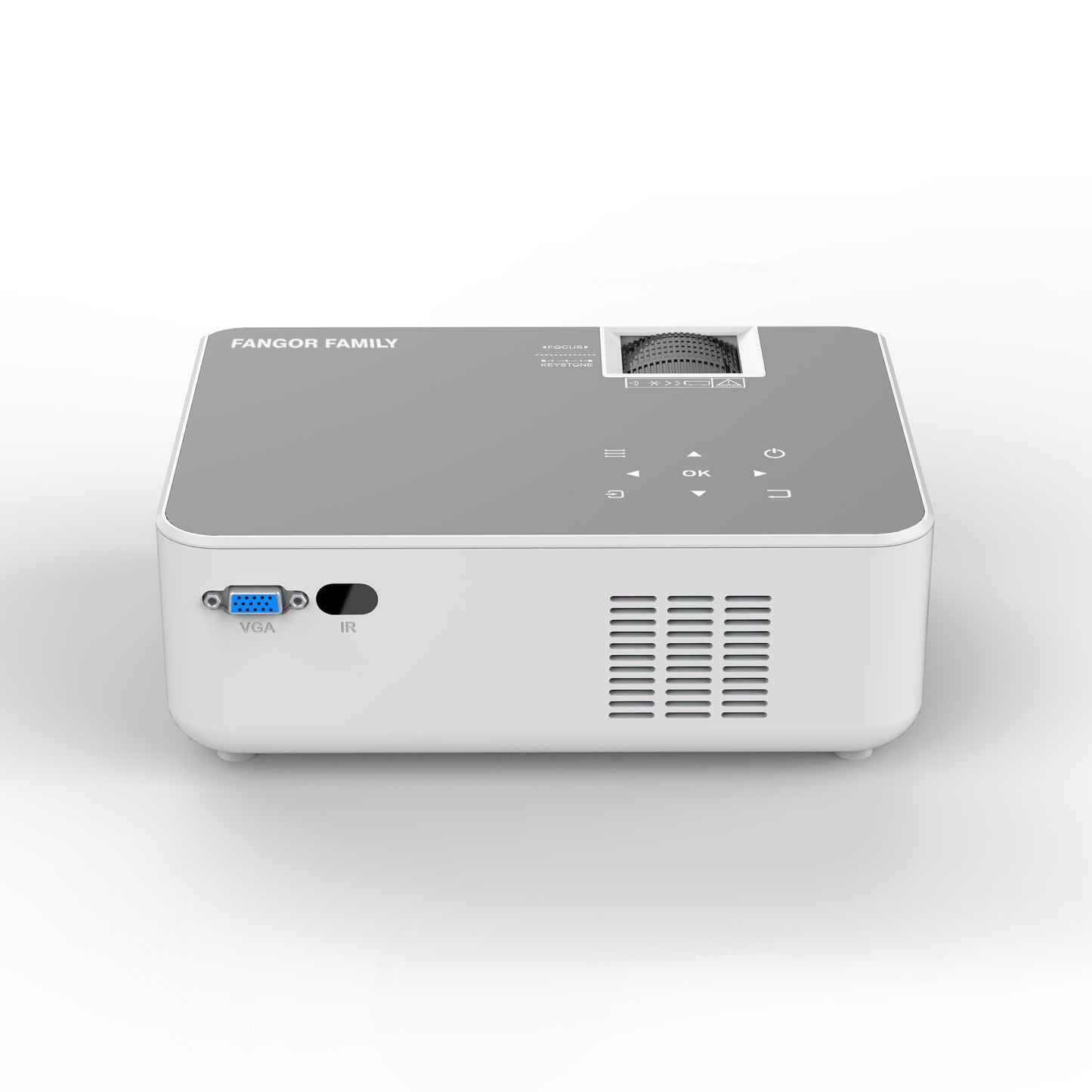 FANGOR Family 506 HD Projector, 1080P WiFi/Bluetooth