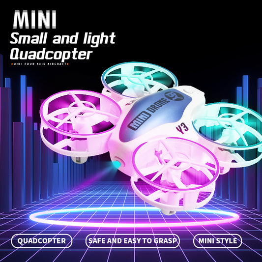 Mini Drones for Kids, RC Drone Aircraft, Colorful LED Quadcopter for Beginners with Headless Mode, 360 Flip, Remote Control Drone Toys Easy to Fly, Gift for Boys Girls