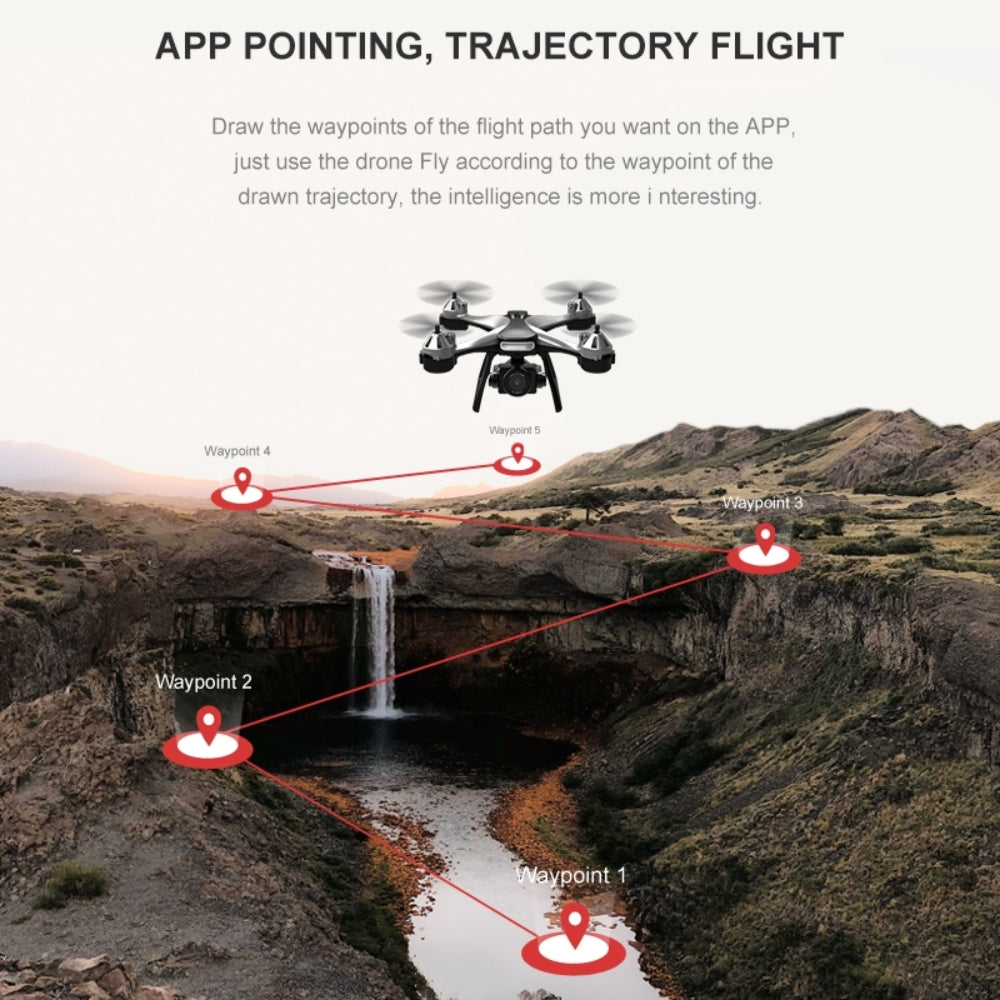 Drone with Camera, Dual Camera 4K HD Drone, Toy Gift for Adults, Kids, Beginners, WiFi FPV Real Time Video, HD Mapping with LED Night Light, One Key Takeoff/Landing, Altitude Hold, Gesture Photo Takin