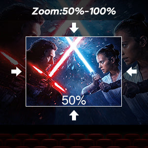 5G Smart Projector Built in Android Market Support 4D/4P Digital Keystone&Zoom, XOPPOX Native 1080P Full HD Projector Bluetooth Support, Home Theater and Outdoor Movie Projector[Carry Bag Included]