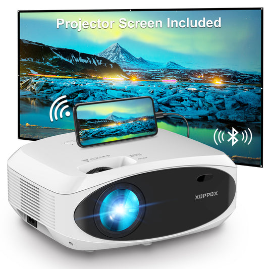 XOPPOX X-901 HD Projector Wifi 7500Lux Bluetooth 2021 New