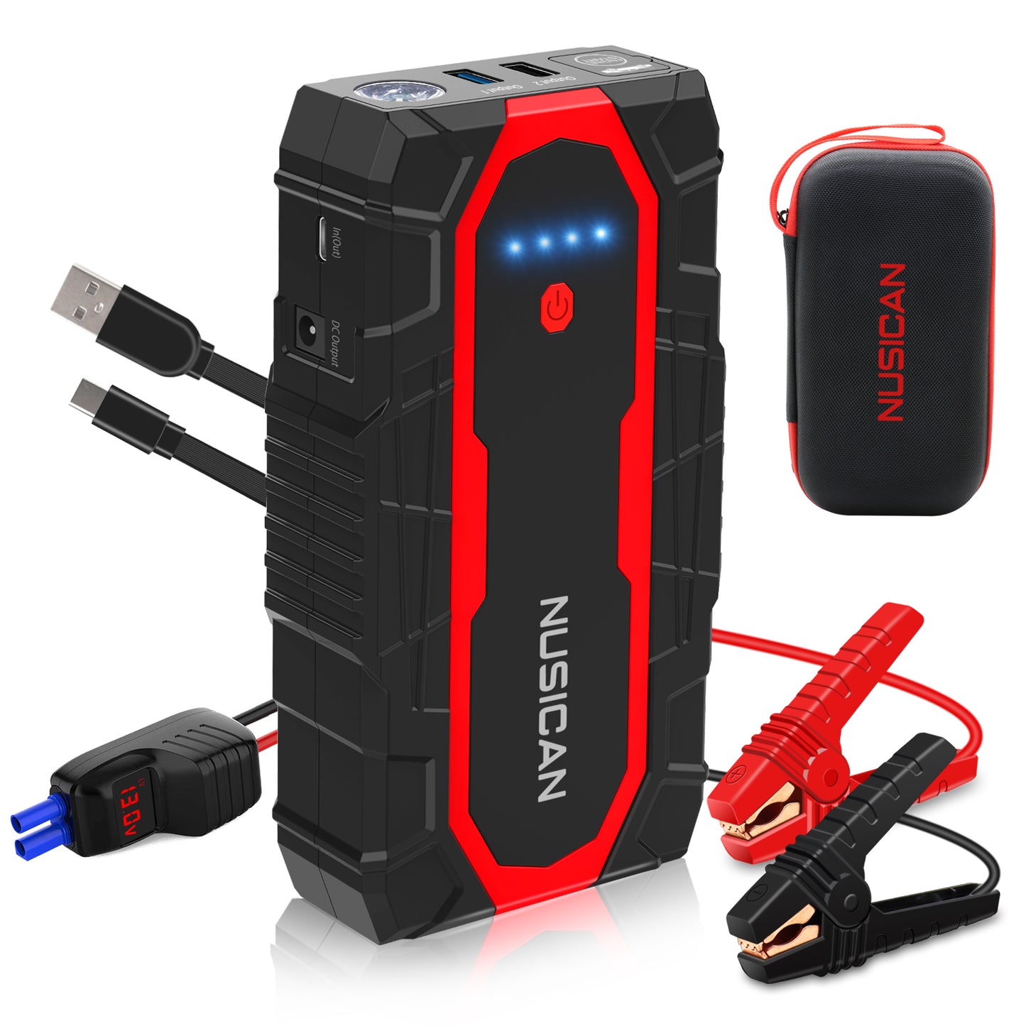 Jump Starter Battery Pack For Car Portable Battery Pack Auto Start Power  Dual USB Charging Port Auto Booster Power Pack For Mini - AliExpress